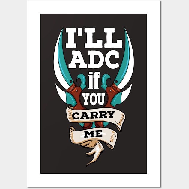 Multiplayer Esports Gaming ADC Support Wall Art by USProudness